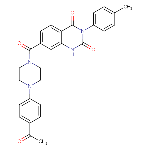 7-[4-(4-acetylphenyl)piperazine-1-carbonyl]-3-(4-methylphenyl)-1,2,3,4-tetrahydroquinazoline-2,4-dione