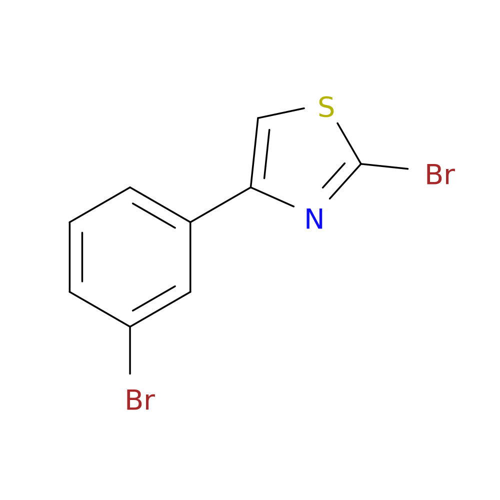 2-bromo-4-(3-bromophenyl)-1,3-thiazole