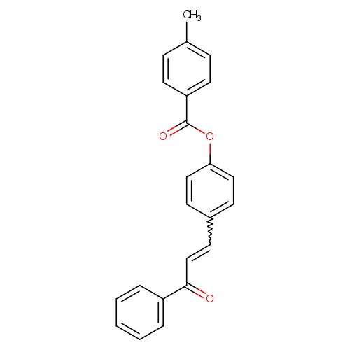 4-[(1Z)-3-oxo-3-phenylprop-1-en-1-yl]phenyl 4-methylbenzoate