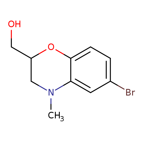(6-bromo-4-methyl-3,4-dihydro-2H-1,4-benzoxazin-2-yl)methanol