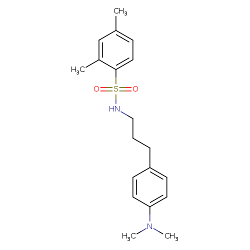 N-{3-[4-(dimethylamino)phenyl]propyl}-2,4-dimethylbenzene-1-sulfonamide