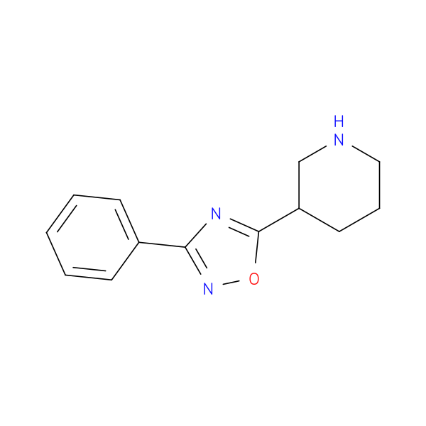 3-(3-Phenyl-1,2,4-oxadiazol-5-yl)piperidine hydrochloride