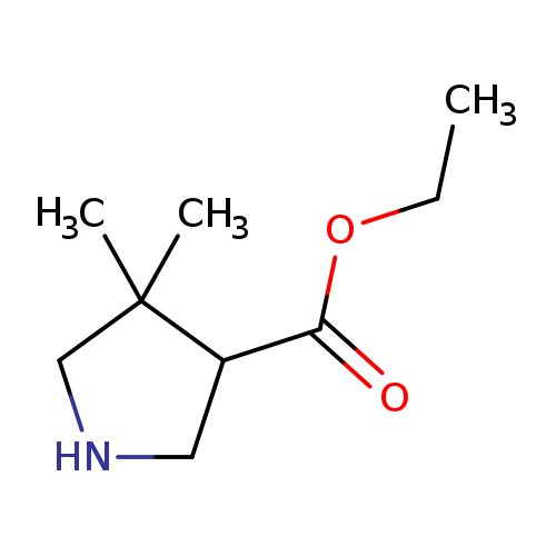 3-Pyrrolidinecarboxylic acid, 4,4-dimethyl-, ethyl ester