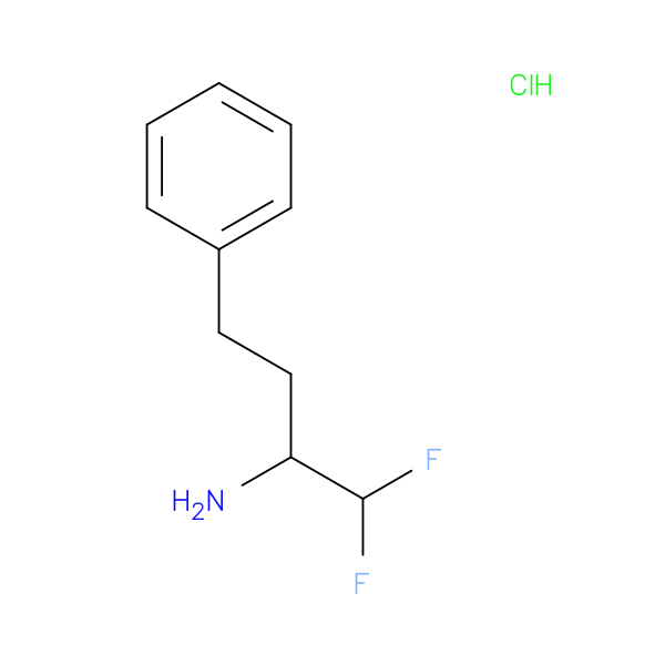 1,1-difluoro-4-phenylbutan-2-amine hydrochloride
