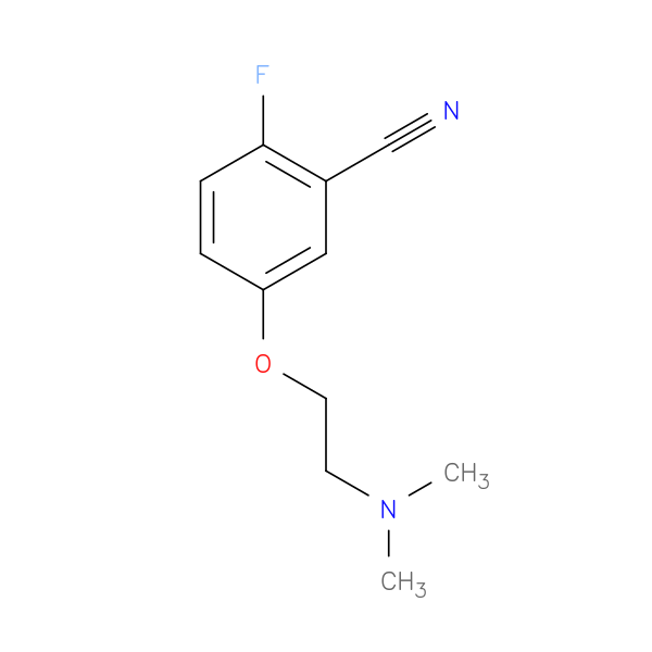 5-[2-(Dimethylamino)ethoxy]-2-fluorobenzonitrile