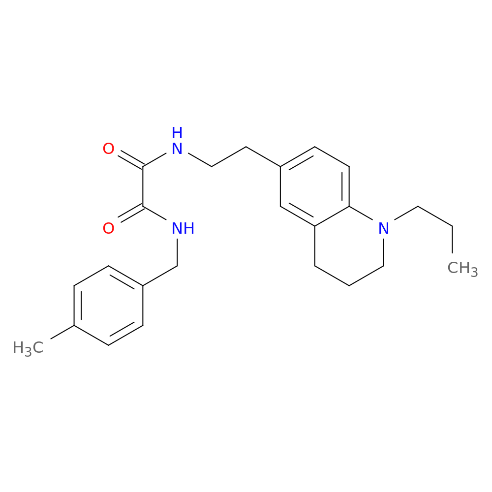 N'-[(4-methylphenyl)methyl]-N-[2-(1-propyl-1,2,3,4-tetrahydroquinolin-6-yl)ethyl]ethanediamide