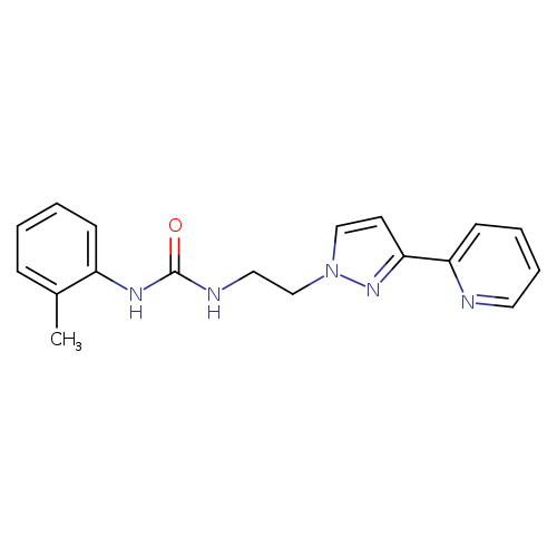 1-(2-methylphenyl)-3-{2-[3-(pyridin-2-yl)-1H-pyrazol-1-yl]ethyl}urea