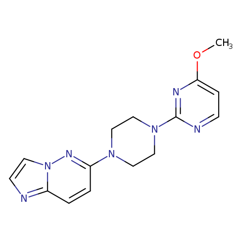 2-(4-{imidazo[1,2-b]pyridazin-6-yl}piperazin-1-yl)-4-methoxypyrimidine