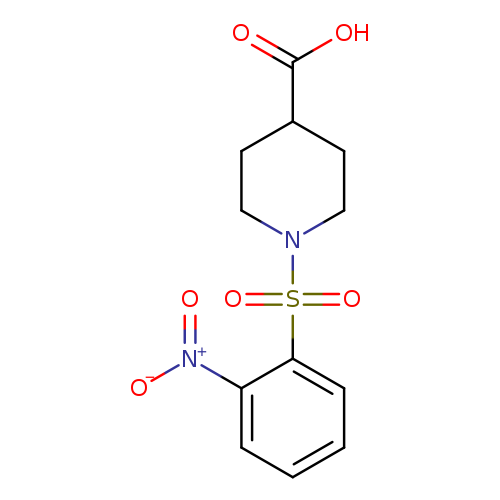 1-[(2-NITROPHENYL)SULFONYL]PIPERIDINE-4-CARBOXYLIC ACID