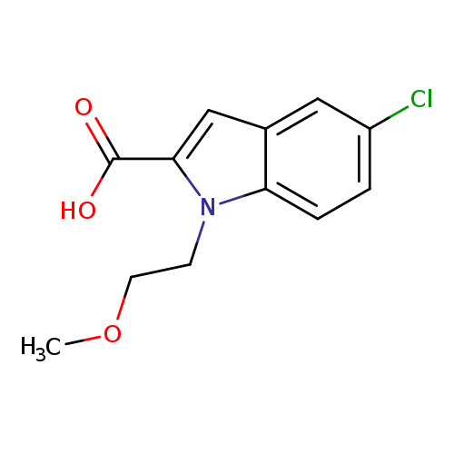 5-Chloro-1-(2-methoxyethyl)-1h-indole-2-carboxylic acid