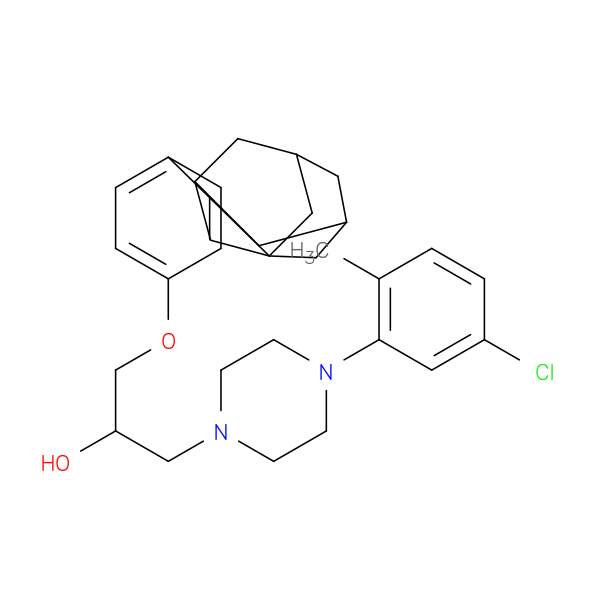 1-[4-(adamantan-1-yl)phenoxy]-3-[4-(5-chloro-2-methylphenyl)piperazin-1-yl]propan-2-ol