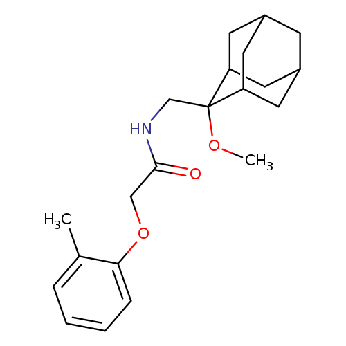 N-[(2-methoxyadamantan-2-yl)methyl]-2-(2-methylphenoxy)acetamide