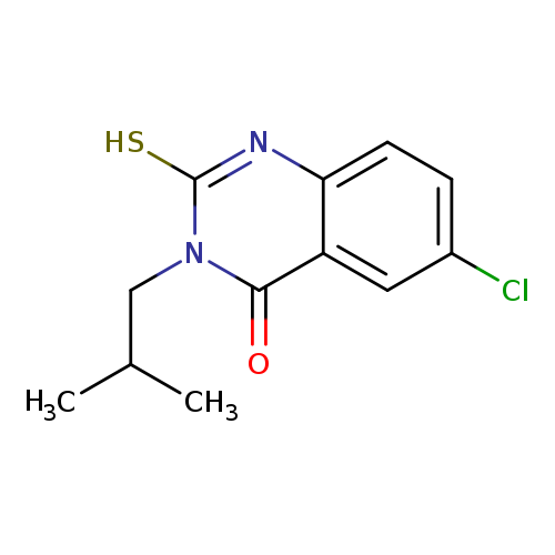6-chloro-3-(2-methylpropyl)-2-sulfanyl-3,4-dihydroquinazolin-4-one