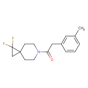 1-{1,1-difluoro-6-azaspiro[2.5]octan-6-yl}-2-(3-methylphenyl)ethan-1-one