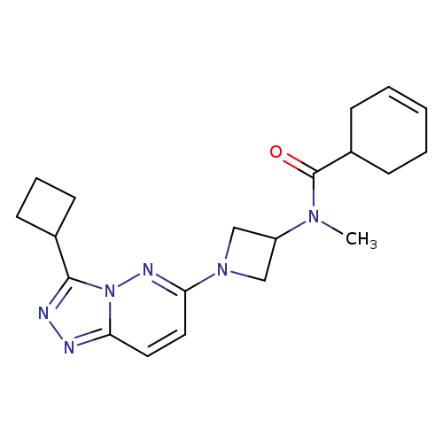 N-(1-{3-cyclobutyl-[1,2,4]triazolo[4,3-b]pyridazin-6-yl}azetidin-3-yl)-N-methylcyclohex-3-ene-1-carboxamide