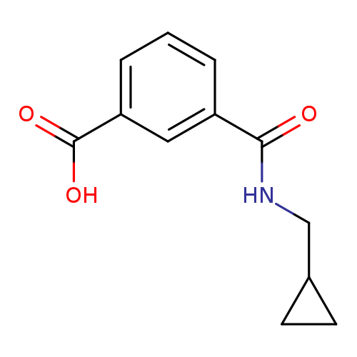 3-[(cyclopropylmethyl)carbamoyl]benzoicacid