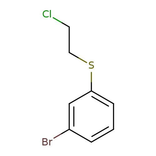 1-Bromo-3-[(2-chloroethyl)sulfanyl]benzene