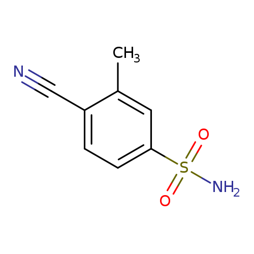 4-cyano-3-methylbenzene-1-sulfonamide