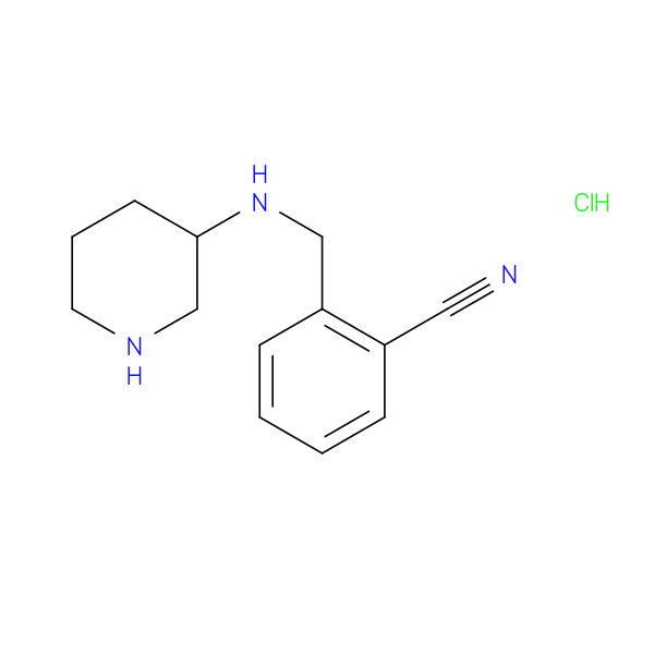 2-((Piperidin-3-ylamino)methyl)benzonitrile hydrochloride