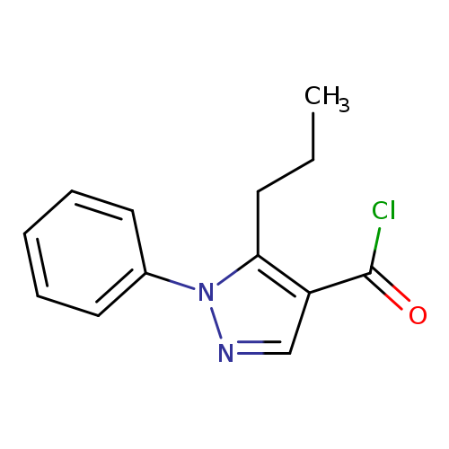 1-Phenyl-5-propyl-1h-pyrazole-4-carbonyl chloride