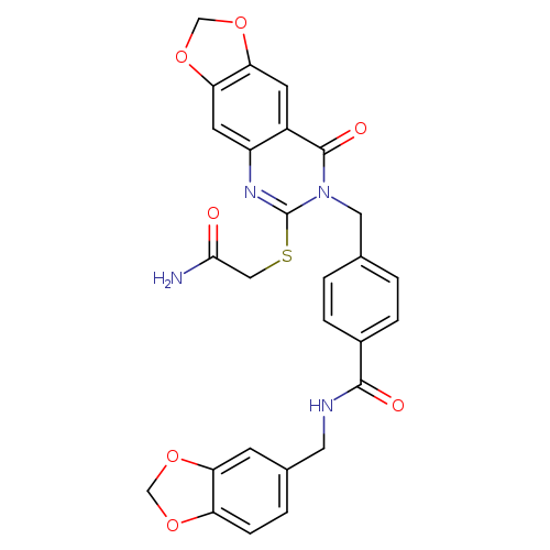 N-[(2H-1,3-benzodioxol-5-yl)methyl]-4-({6-[(carbamoylmethyl)sulfanyl]-8-oxo-2H,7H,8H-[1,3]dioxolo[4,5-g]quinazolin-7-yl}methyl)benzamide