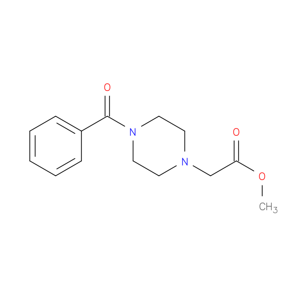 methyl 2-(4-benzoylpiperazin-1-yl)acetate