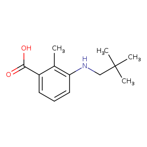 3-[(2,2-dimethylpropyl)amino]-2-methylbenzoic acid