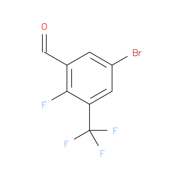 5-Bromo-2-fluoro-3-(trifluoromethyl)benzaldehyde