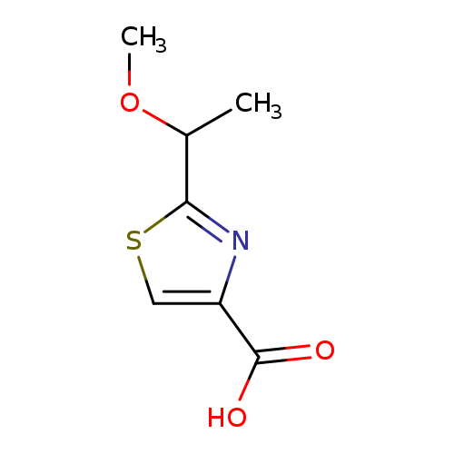 2-(1-methoxyethyl)-1,3-thiazole-4-carboxylic acid