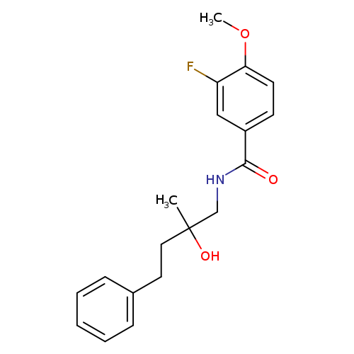 3-fluoro-N-(2-hydroxy-2-methyl-4-phenylbutyl)-4-methoxybenzamide