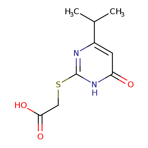 2-((4-Hydroxy-6-isopropylpyrimidin-2-yl)thio)acetic acid