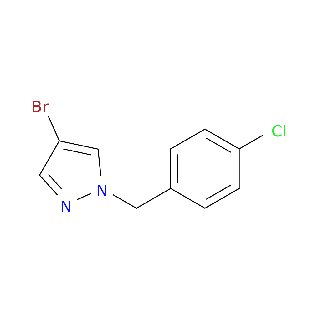 4-bromo-1-[(4-chlorophenyl)methyl]-1H-pyrazole