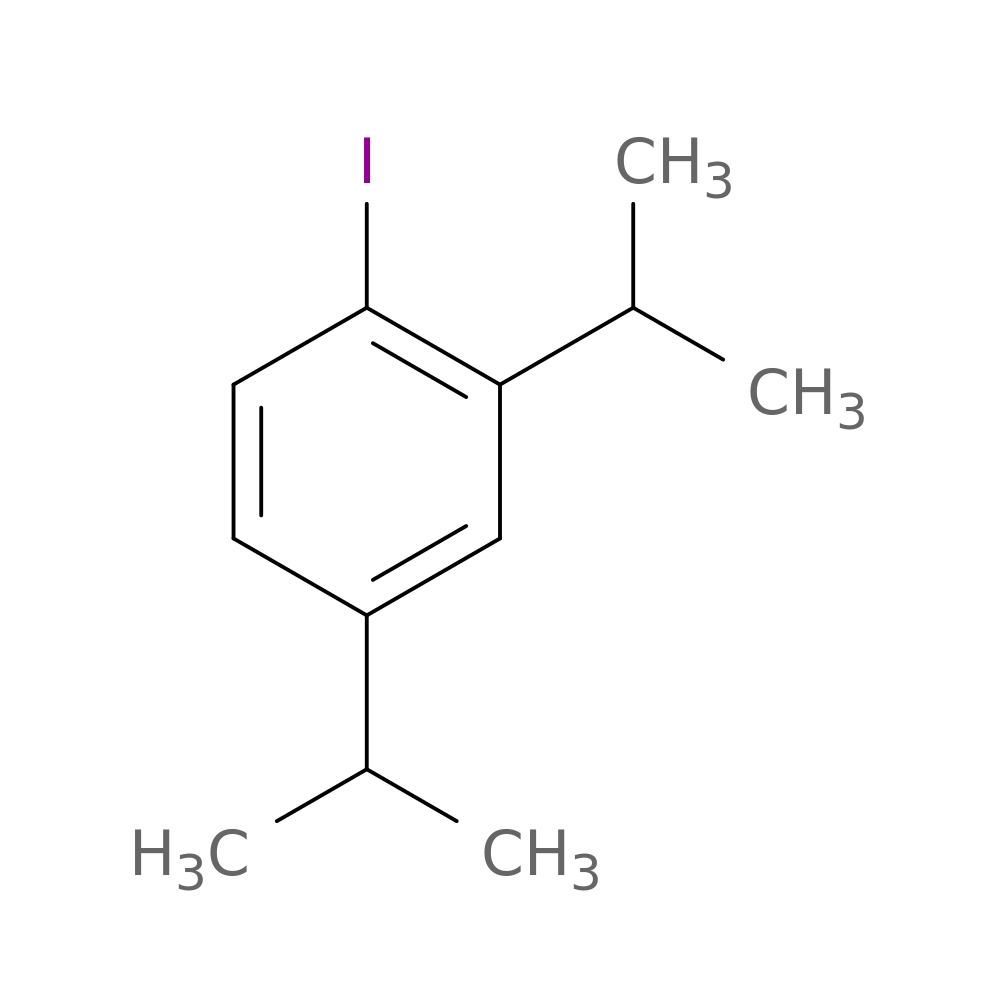 1-iodo-2,4-bis(propan-2-yl)benzene