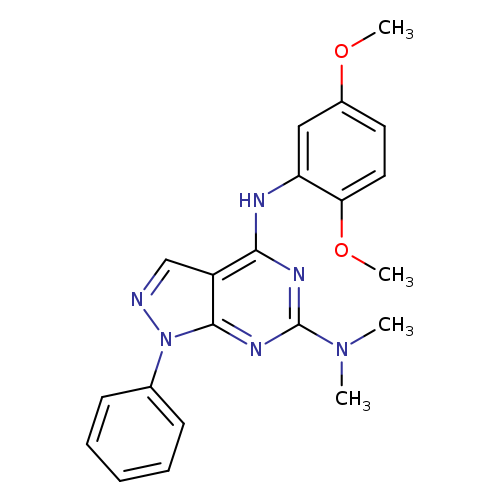 N4-(2,5-dimethoxyphenyl)-N6,N6-dimethyl-1-phenyl-1H-pyrazolo[3,4-d]pyrimidine-4,6-diamine