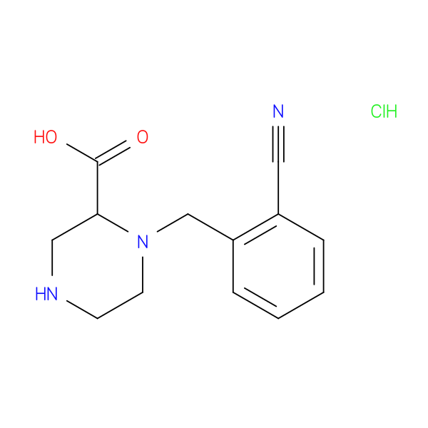 1-(2-Cyanobenzyl)piperazine-2-carboxylic acid hydrochloride