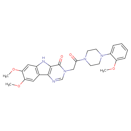 7,8-dimethoxy-3-{2-[4-(2-methoxyphenyl)piperazin-1-yl]-2-oxoethyl}-3H,4H,5H-pyrimido[5,4-b]indol-4-one
