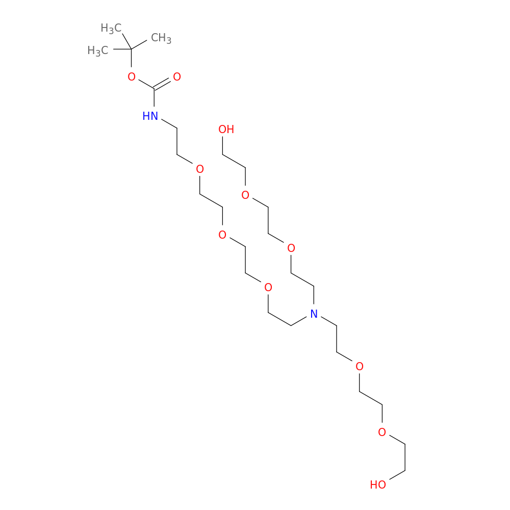 N-(Boc-PEG3)-N-bis(PEG2-alcohol)