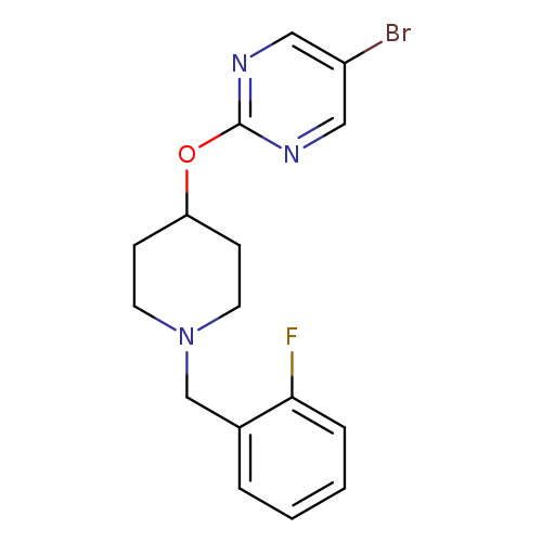 5-bromo-2-({1-[(2-fluorophenyl)methyl]piperidin-4-yl}oxy)pyrimidine