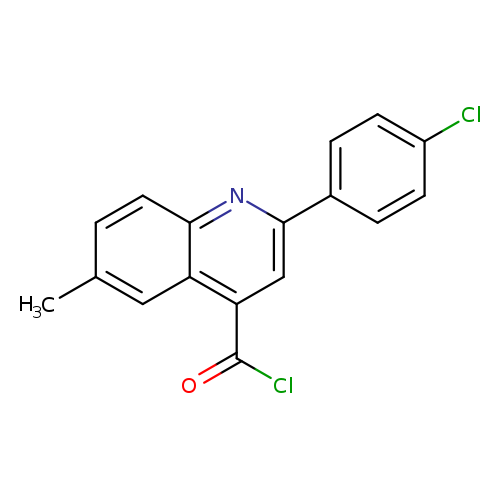 2-(4-Chlorophenyl)-6-methylquinoline-4-carbonyl chloride