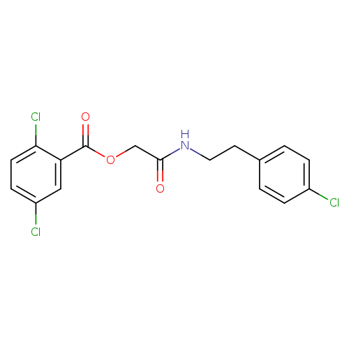 {[2-(4-chlorophenyl)ethyl]carbamoyl}methyl 2,5-dichlorobenzoate