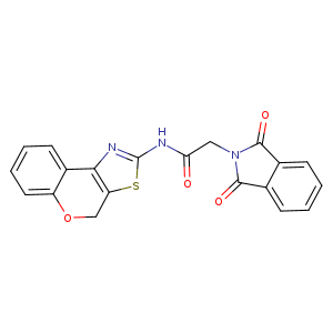 N-{4H-chromeno[4,3-d][1,3]thiazol-2-yl}-2-(1,3-dioxo-2,3-dihydro-1H-isoindol-2-yl)acetamide