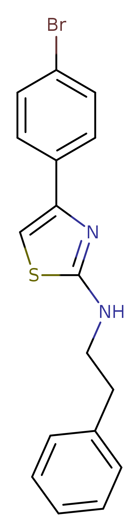 4-(4-bromophenyl)-N-(2-phenylethyl)-1,3-thiazol-2-amine