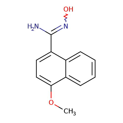 N'-HYDROXY-4-METHOXY-1-NAPHTHALENECARBOXIMIDAMIDE