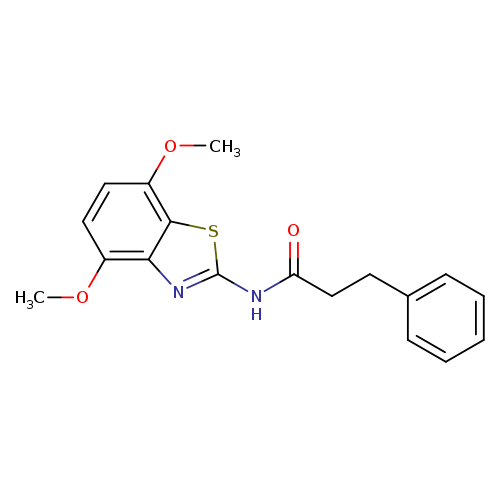N-(4,7-dimethoxy-1,3-benzothiazol-2-yl)-3-phenylpropanamide