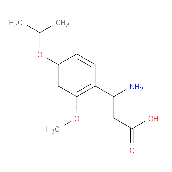 3-Amino-3-(4-isopropoxy-2-methoxyphenyl)propanoic acid