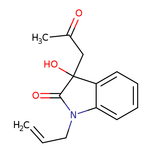 1-allyl-3-hydroxy-3-(2-oxopropyl)-1,3-dihydro-2H-indol-2-one