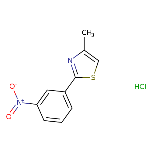 4-methyl-2-(3-nitrophenyl)-1,3-thiazole hydrochloride