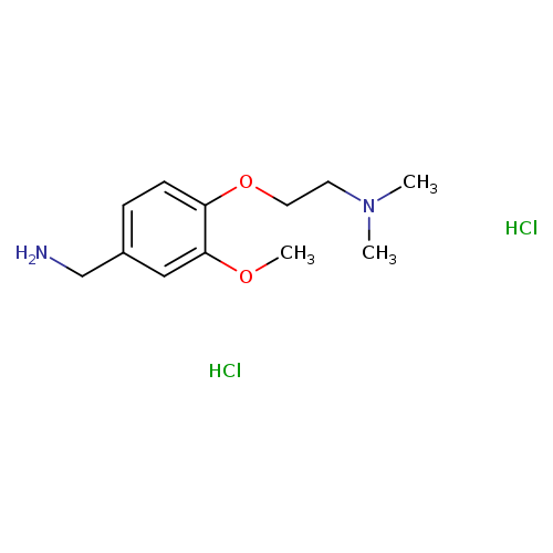 (4-[2-(Dimethylamino)ethoxy]-3-methoxyphenyl)methanamine dihydrochloride