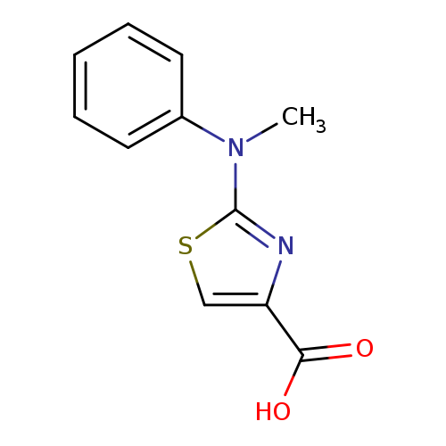 2-[Methyl(phenyl)amino]-1,3-thiazole-4-carboxylic acid
