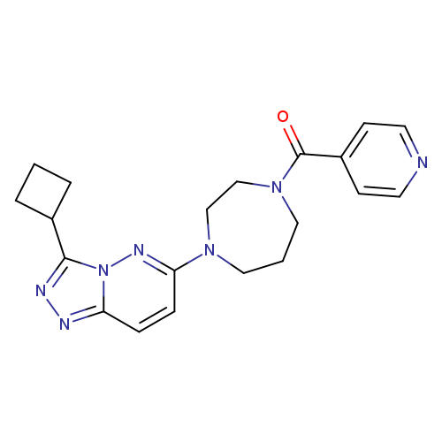 1-{3-cyclobutyl-[1,2,4]triazolo[4,3-b]pyridazin-6-yl}-4-(pyridine-4-carbonyl)-1,4-diazepane